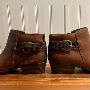 Clarks Leather Ankle Boots